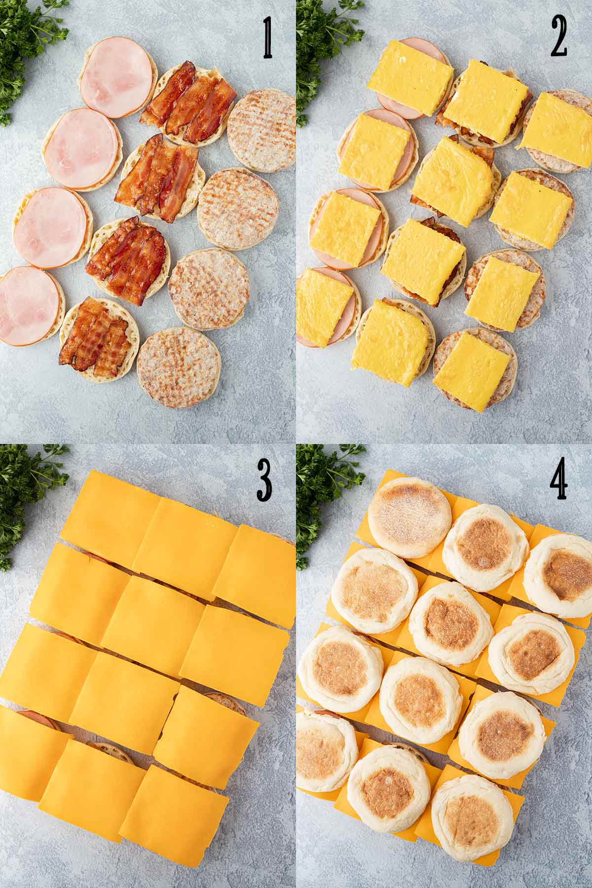 English Muffin Breakfast Box - Sweet Peas and Saffron